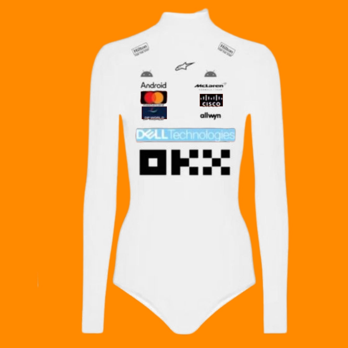Body Mujer Piloto F1