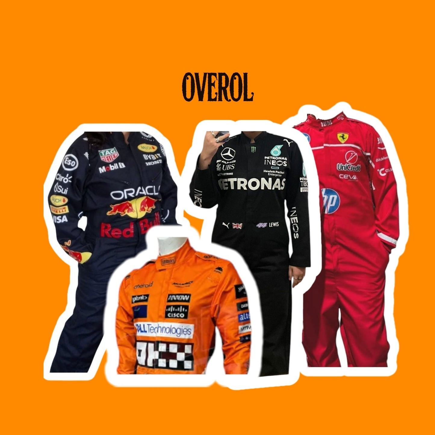 OVEROL PILOTO F1