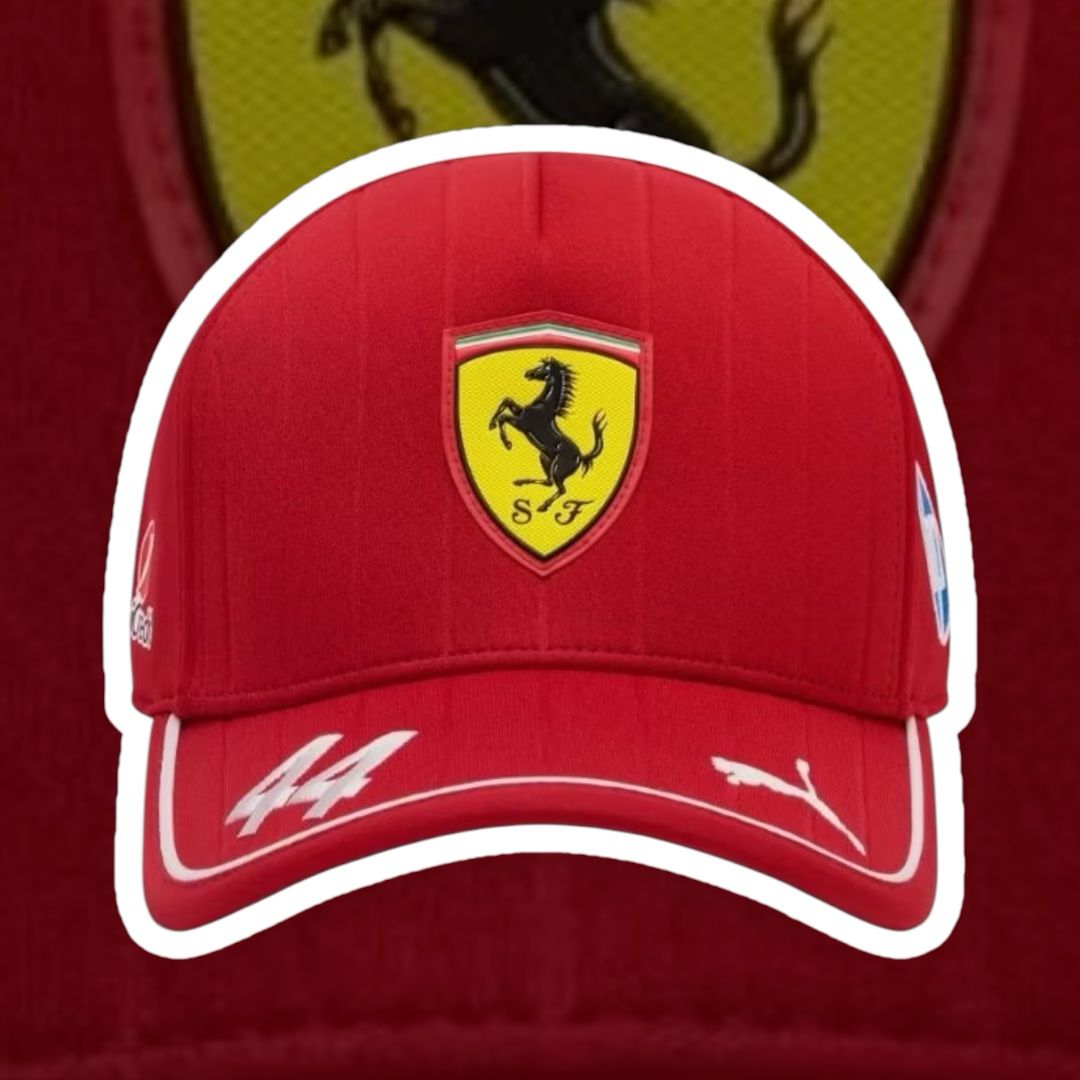 🏎️ Gorra Scuderia Ferrari 2025 – Lewis Hamilton Edition 🏎️