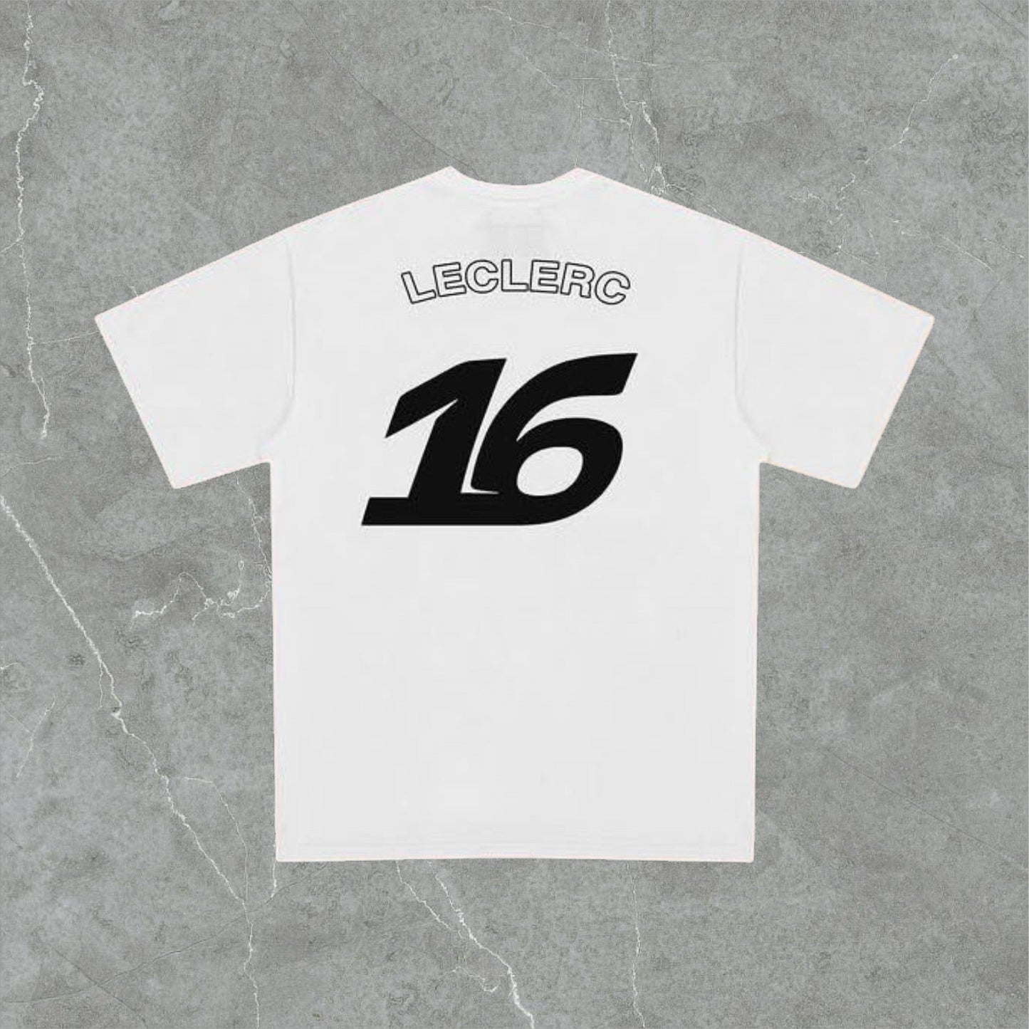Polera Ferrari Blanca C. Lecrerc 2026
