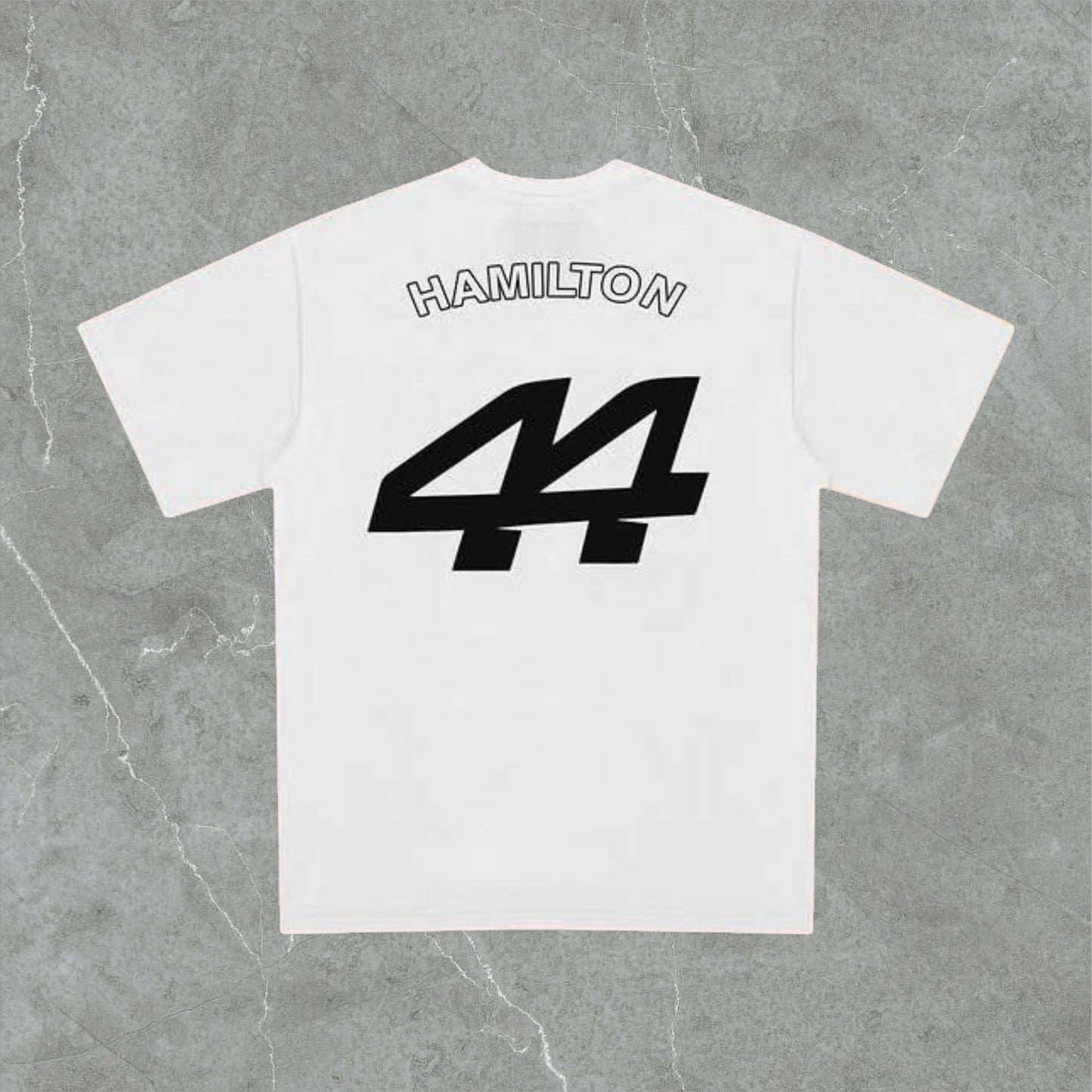 Polera Ferrari Blanca L. Hamilton 2026