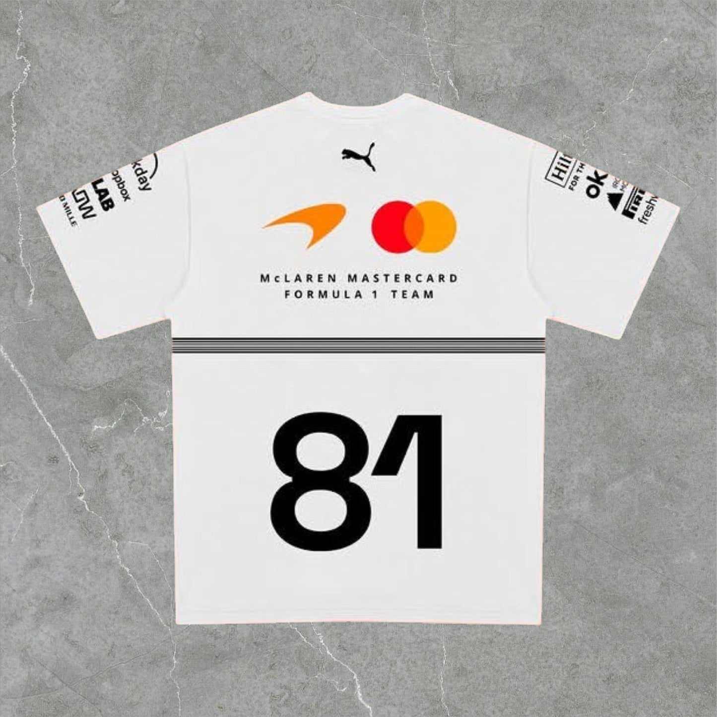 Polera Blanca McLaren O. Piastri 2026