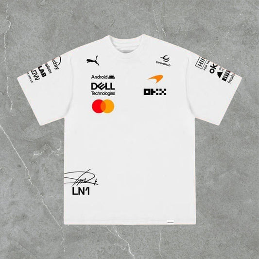 Polera Blanca McLaren L. Norris 2026