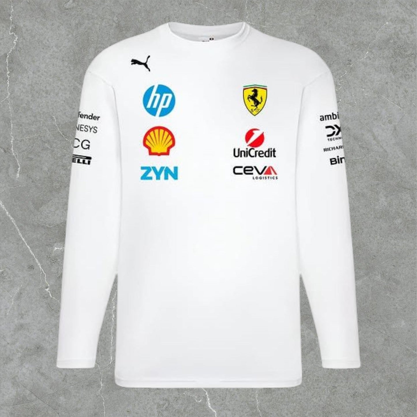 Polera Manga larga Ferrari L.Hamilton 2026
