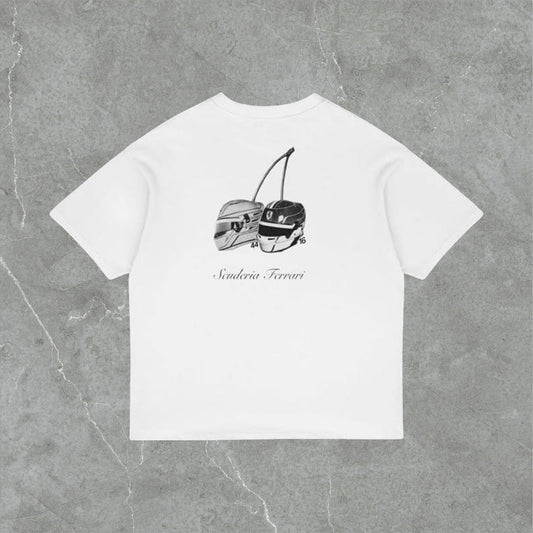 Polera Ferrari Cherry Helment