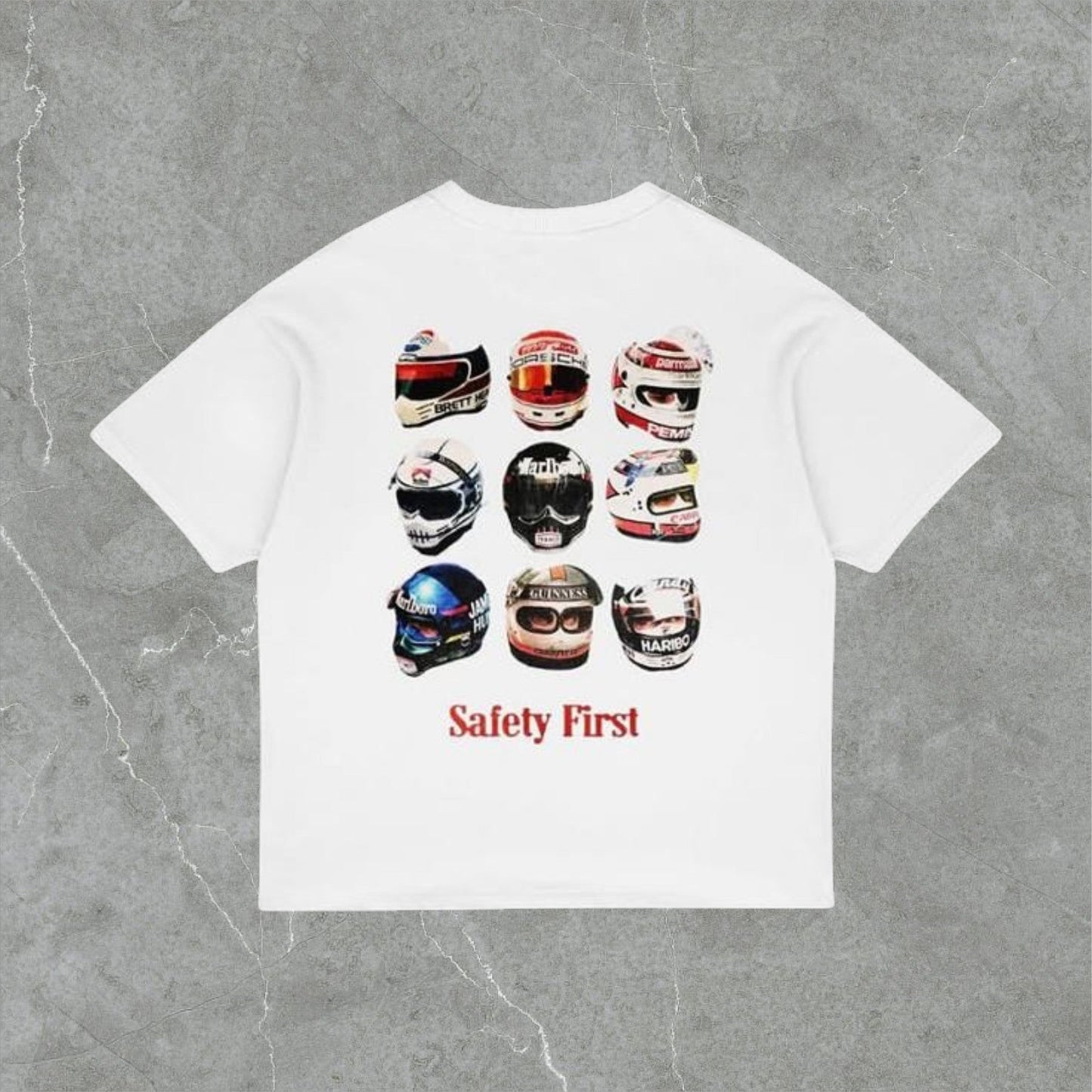 Polera Blanca Safety First