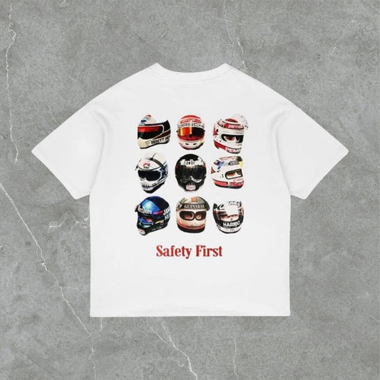 Polera Blanca Safety First