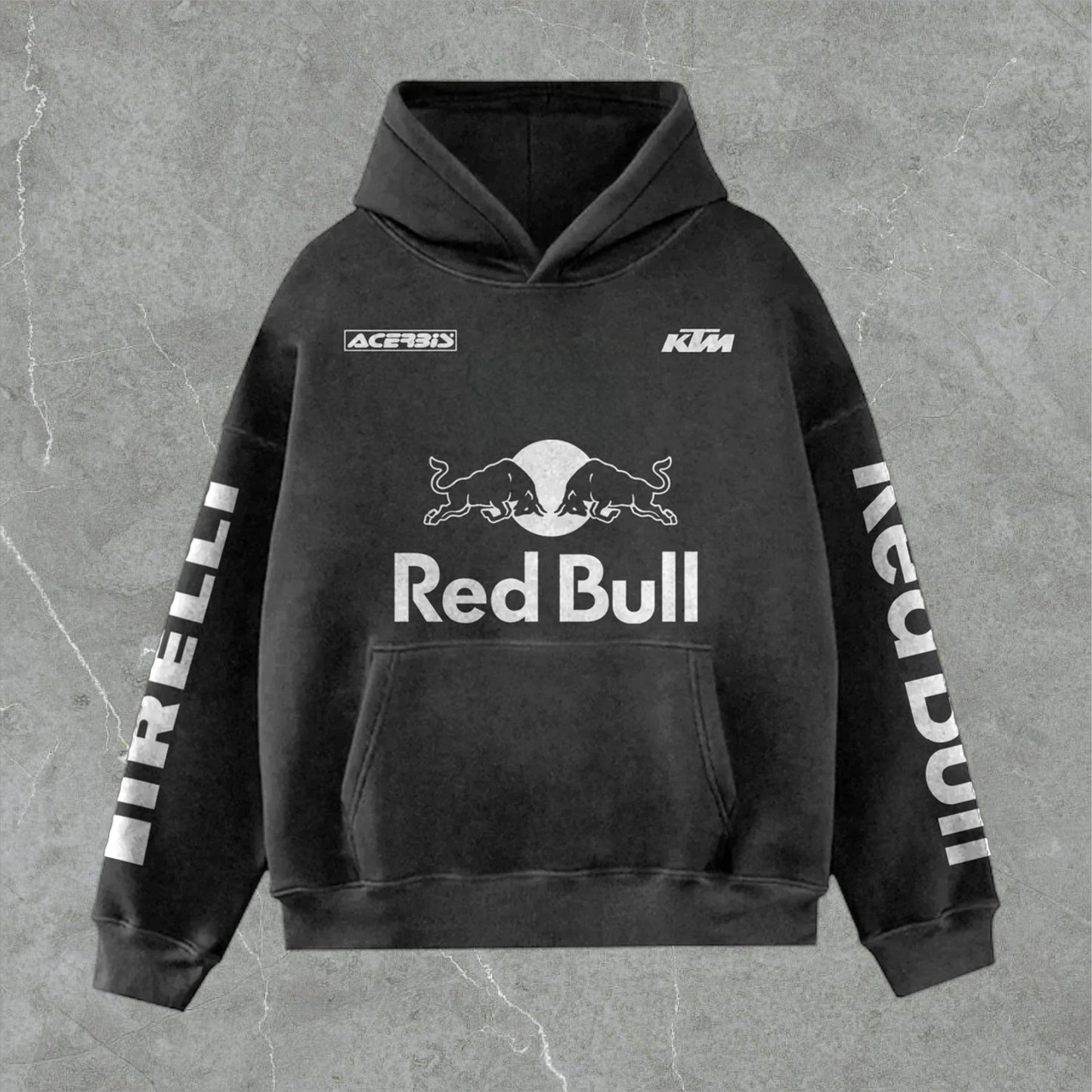 Poleron Redbull White-Logo 2026